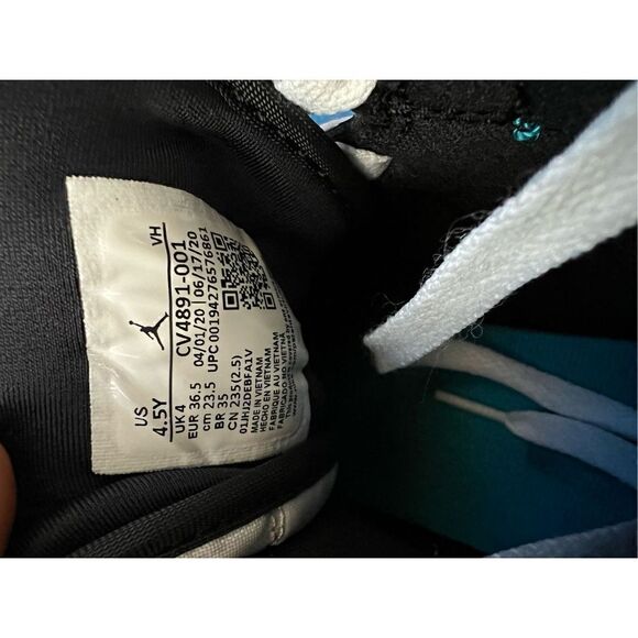 Nike Air Jordan 1 Mid GS Game Time Black Blue Crimson Orbit (CV4891 001) 4.5Y/W6 - Picture 5 of 6